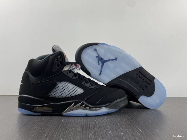 metallic 1501 Comfortable jordan 5 845035- air retro black 0531